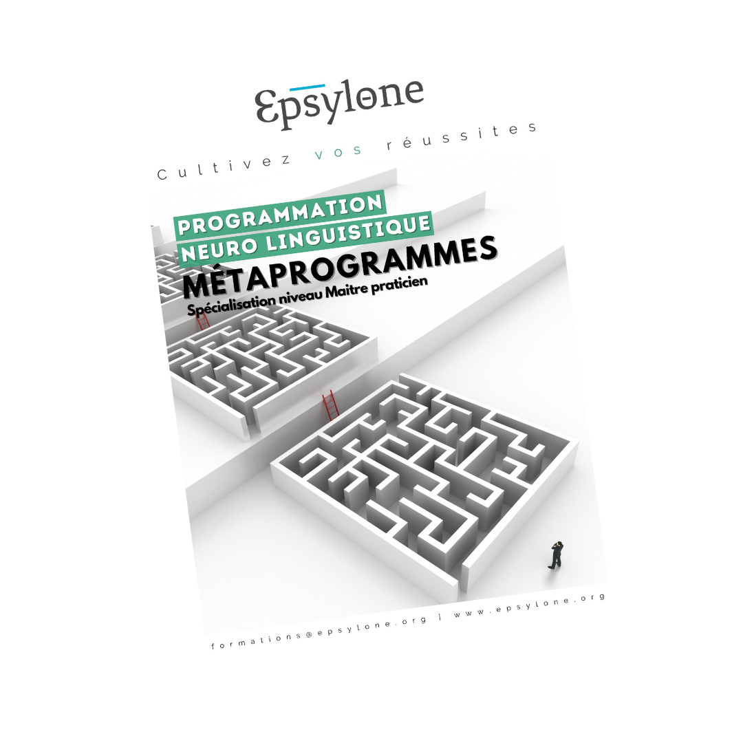 Brochure FORMATION MAÎTRE PRATICIEN PNL : MÉTAPROGRAMMES & STRATÉGIES AVANCÉES